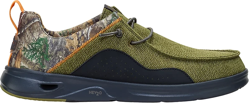 HEYDUDE Men's Wally Hey2O Realtree Edge Boat Shoes
