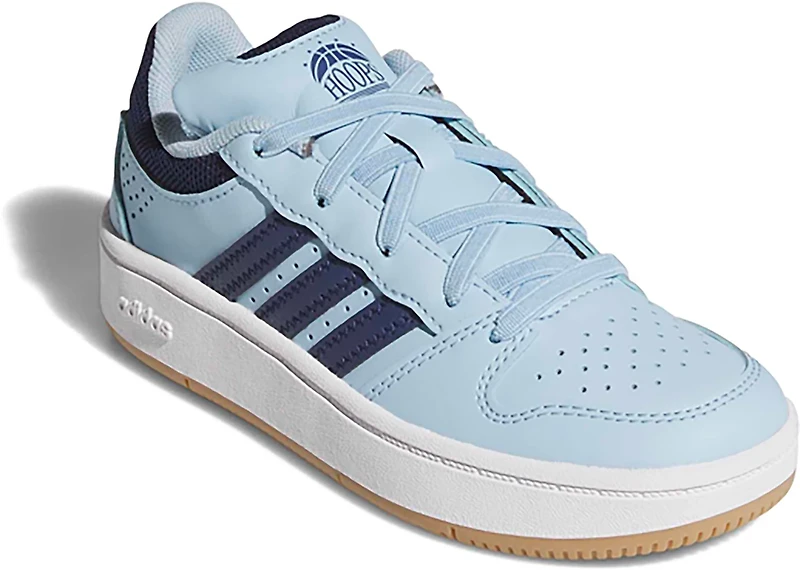 adidas Kids' Hoops Classic Elastic Lace Sportswear Shoes