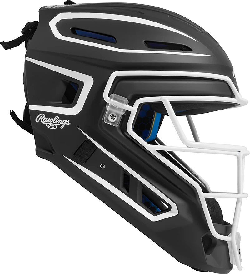Rawlings Kids' Junior Mach Pro Series Hockey Style Catcher's Helmet