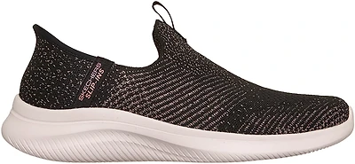 SKECHERS Women's Ultra Flex 4.0 Midnight Sparkles Shoes