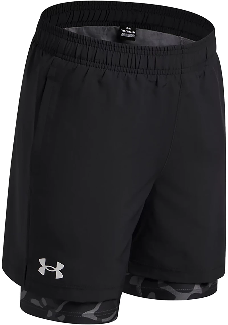 Under Armour Boys' 2-in-1 Shorts 5