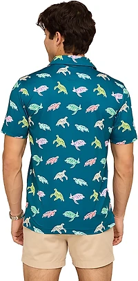 Chubbies Men's The Turtally Awesome Performance Polo Shirt