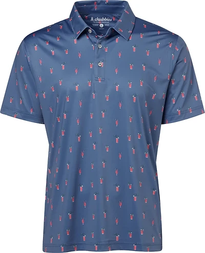 Chubbies Men's The Sip N' Relax Performance Polo Shirt
