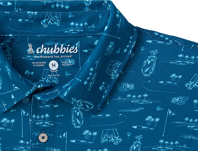 Chubbies Men's The Fairwager Range Polo Shirt