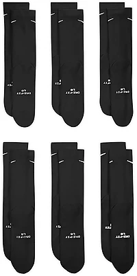 Nike Men's Everyday Elevated Crew Socks 6 Pack