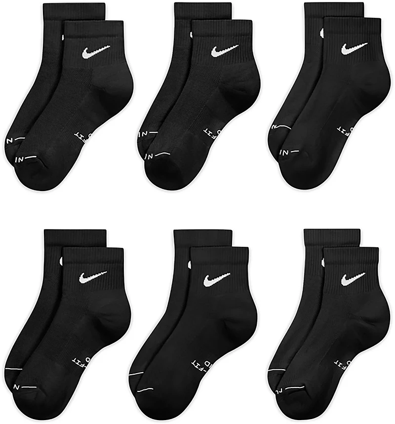 Nike Men's Everyday Elevated Ankle Socks 6 Pack