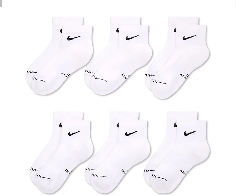 Nike Men's Everyday Elevated Ankle Socks 6 Pack