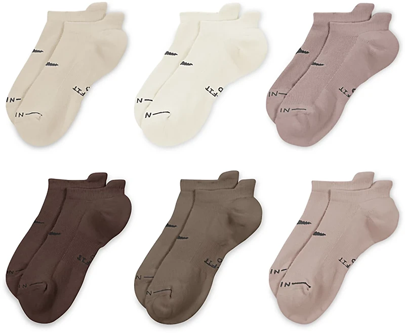 Nike Men's Everyday Elevated No Show Socks 6 Pack