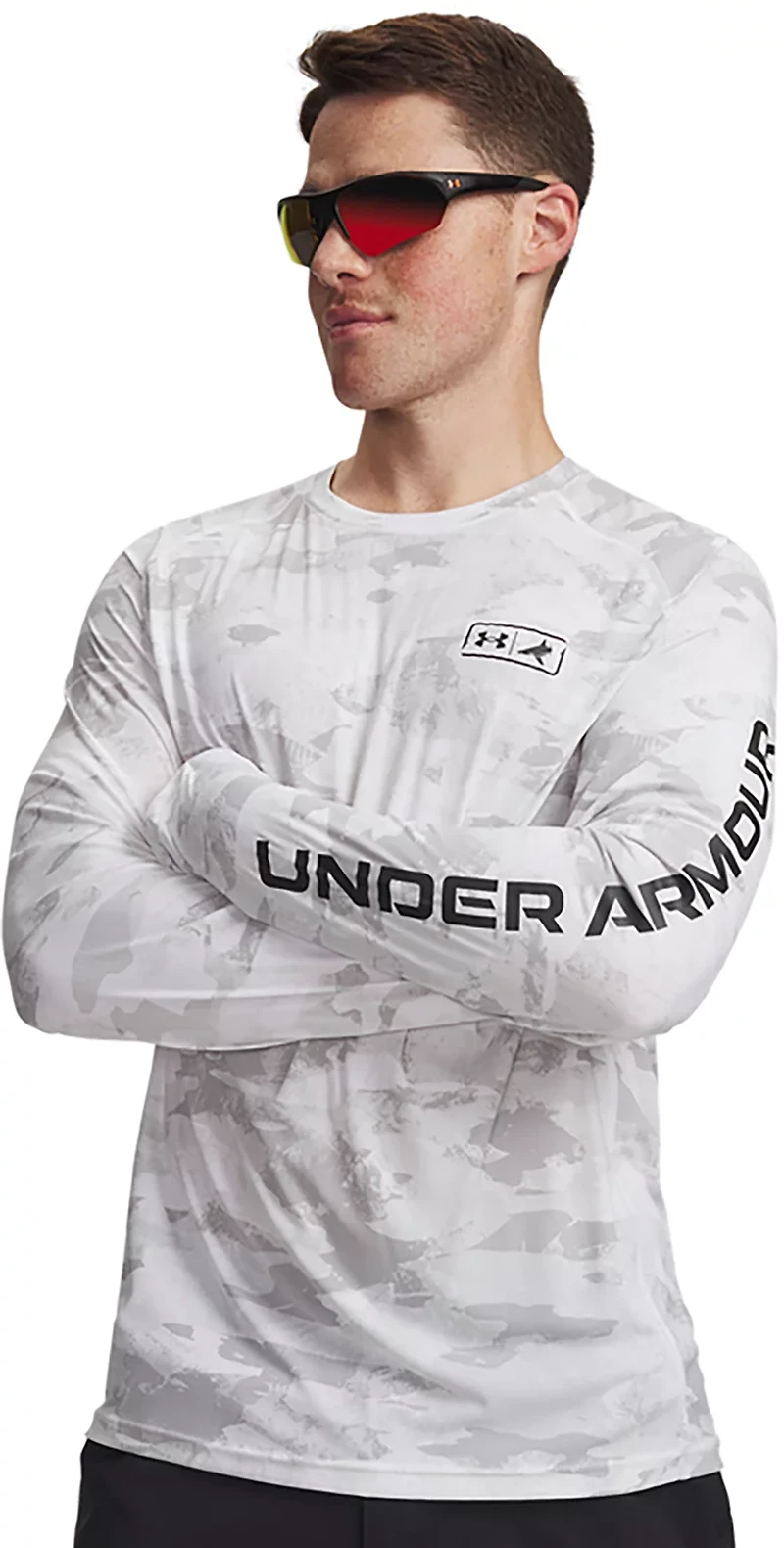 Under Armour Men's BTHxFish Elite Camo Crew Sweatshirt