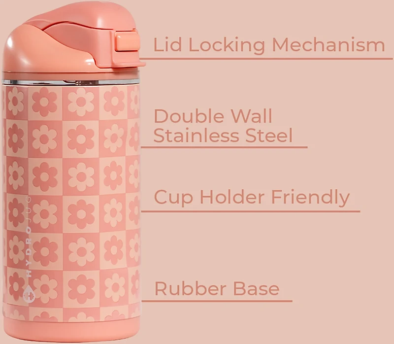 HydroJug Ease2o 14 oz Water Bottle with Straw Lid