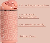 HydroJug Ease2o 14 oz Water Bottle with Straw Lid