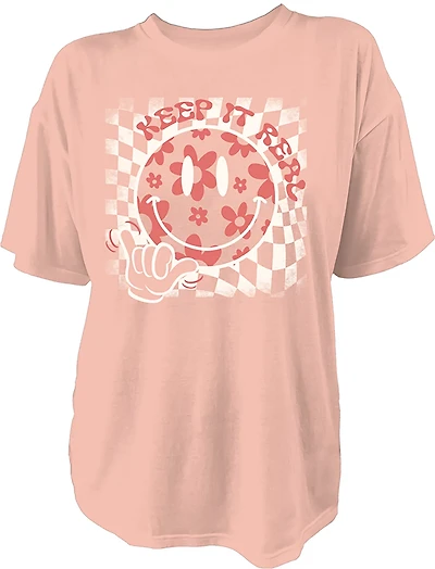 Live Outside the Limits Women's Keep It Real Oversized Graphic T-shirt