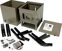 Boss Buck Stand & Fill Sled Feeder with Diverter Plate & Solar Panel