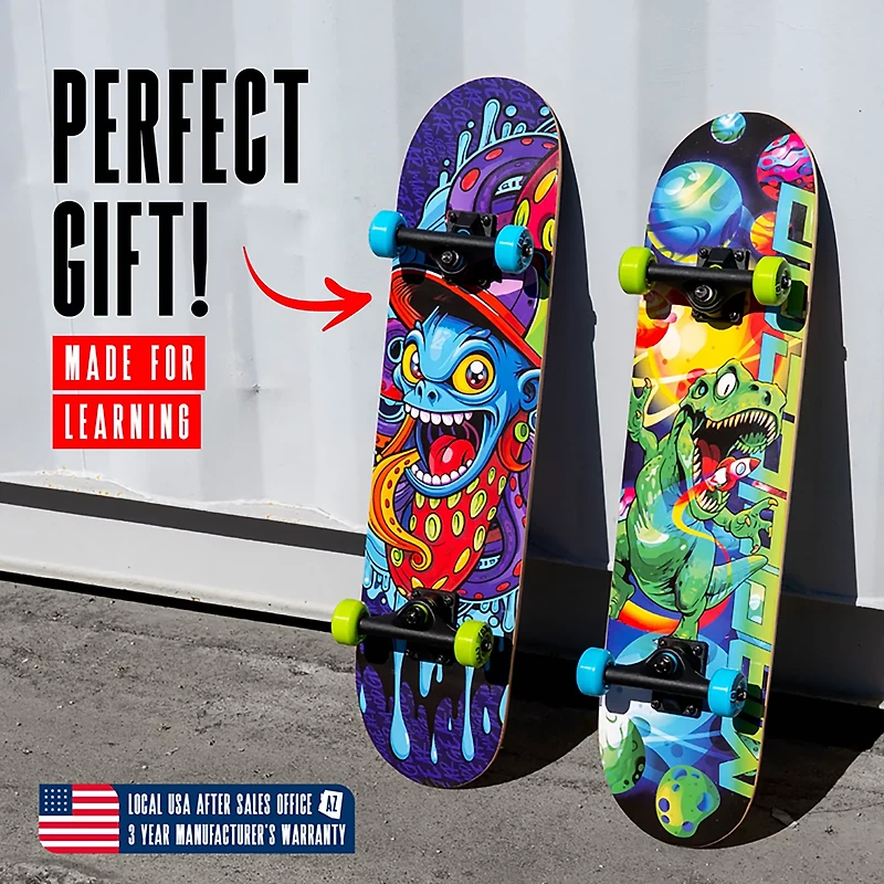 Madd Gear LTR 31 in Double Kicktail Skateboard