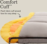 Coleman Adults' Arch Bay 15°F Big and Tall Semi-Rectangular Sleeping Bag