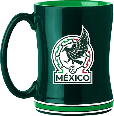 Logo Mexico World Cup 2026 Sculpted Relief 14 oz Mug