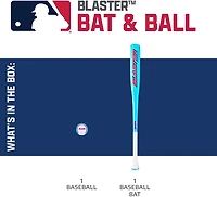 Franklin Sports Blaster 32 in Plastic Baseball Bat + Ball Set