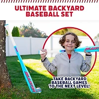 Franklin Sports Blaster 32 in Plastic Baseball Bat + Ball Set