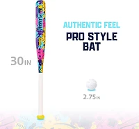 Franklin Sports Kids' MLB Play Ball Slammin' Baseball Bat & Ball Set