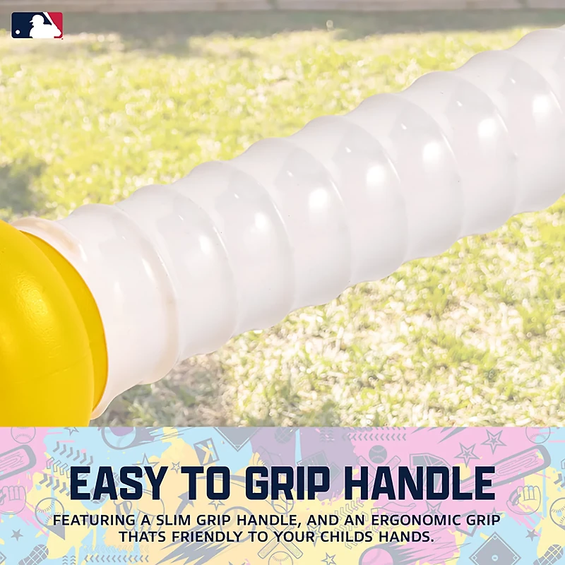 Franklin Sports Kids' MLB Play Ball Slammin' Baseball Bat & Ball Set