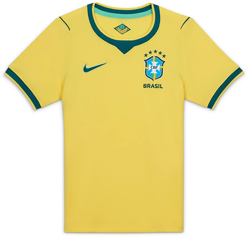 Nike Youth Brazil 2026 World Cup Stadium Home Jersey
