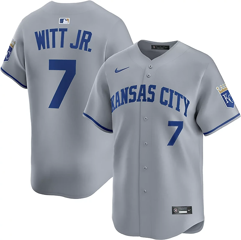 Nike Men's Kansas City Royals Road Bobby Witty Jr #7 Limited Jersey