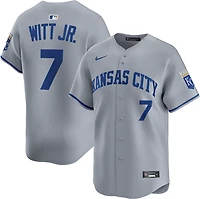 Nike Men's Kansas City Royals Road Bobby Witty Jr #7 Limited Jersey