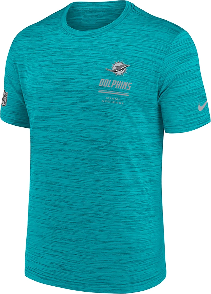 Nike Men's Miami Dolphins Team Issue Velocity Graphic T-shirt