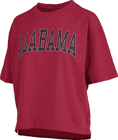 Pressbox Women's University of Alabama Banner Elk Jersey Motley Crew T-shirt