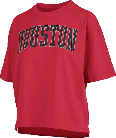 Pressbox Women's University of Houston Banner Elk Jersey Motley Crew T-shirt
