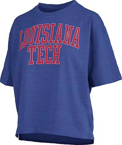 Pressbox Women's Louisiana Tech University Banner Elk Jersey Motley Crew T-shirt