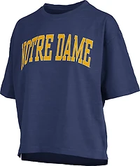 Pressbox Women's University of Notre Dame Banner Elk Jersey Motley Crew T-shirt