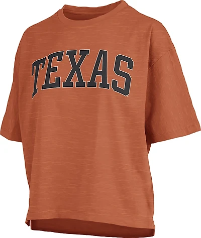 Pressbox Women's University of Texas Banner Elk Jersey Motley Crew T-shirt