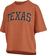 Pressbox Women's University of Texas Banner Elk Jersey Motley Crew T-shirt