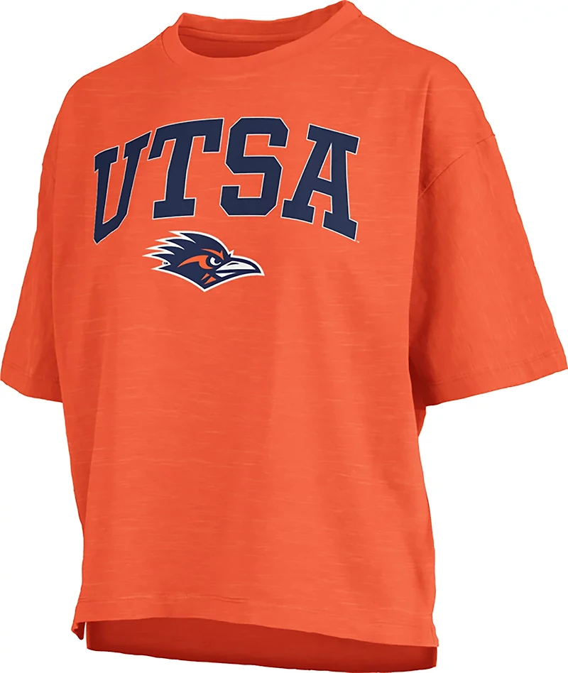 Pressbox Women's University of Texas at San Antonio Banner Elk Jersey Motley Crew T-shirt