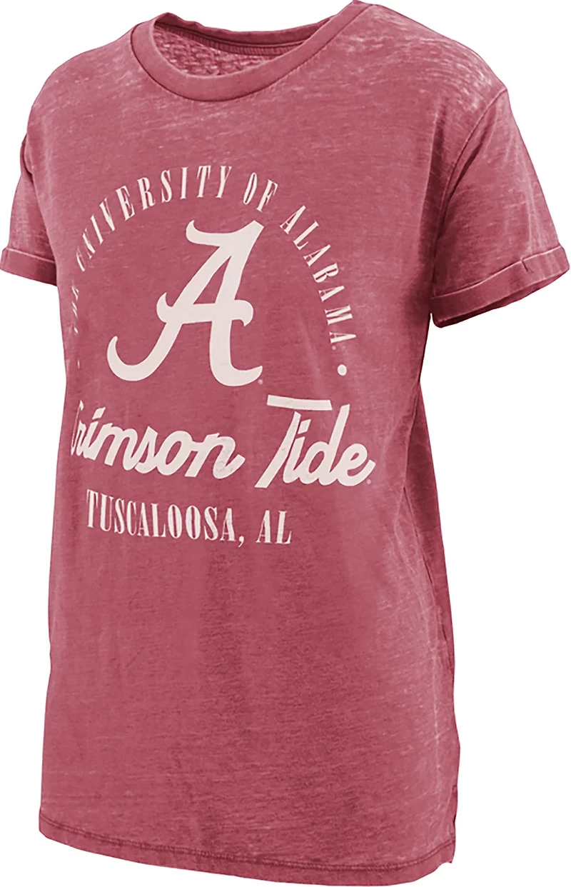 Pressbox Women's University of Alabama Carson Boyfriend Graphic T-shirt