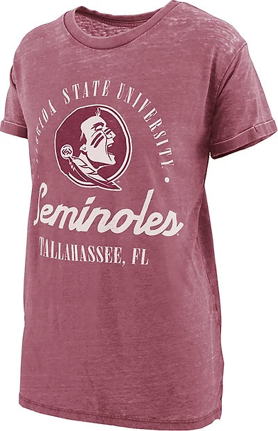 Pressbox Women's Florida State University Carson Boyfriend Graphic T-shirt