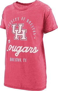 Pressbox Women's University of Houston Carson Boyfriend Graphic T-shirt