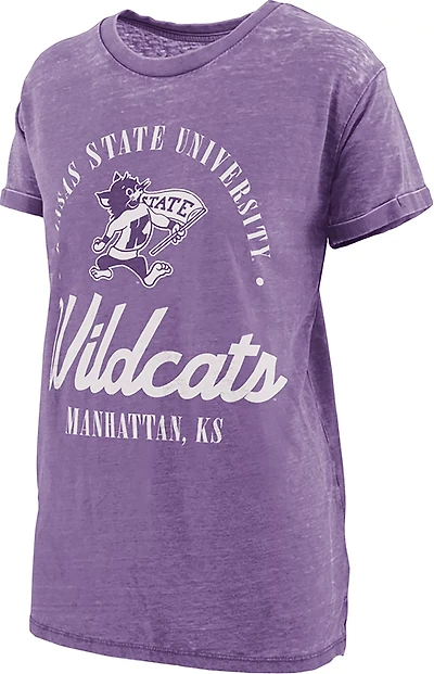 Pressbox Women's Kansas State University Carson Boyfriend Graphic T-shirt