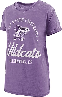 Pressbox Women's Kansas State University Carson Boyfriend Graphic T-shirt