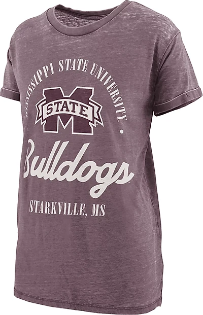 Pressbox Women's Mississippi State University Carson Boyfriend Graphic T-shirt