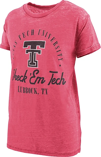 Pressbox Women's Texas Tech University Carson Boyfriend Graphic T-shirt