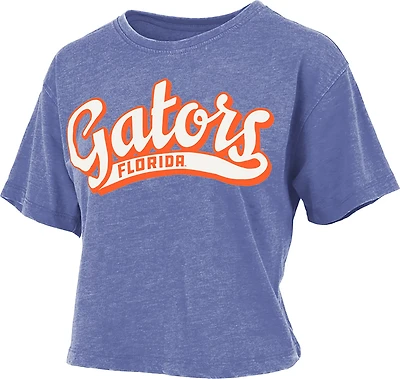 Pressbox Women's University of Florida Mikaela Vintage Crop Graphic T-shirt
