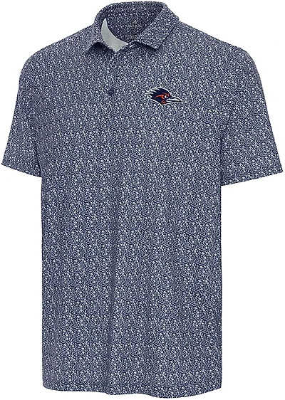 Antigua Men's UTSA Roadrunners Botanic Short Sleeve Polo Shirt