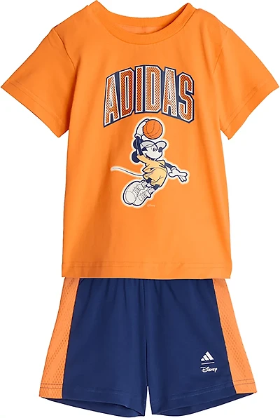 adidas x Disney Infants' Mickey Mouse T-shirt and Shorts Set
