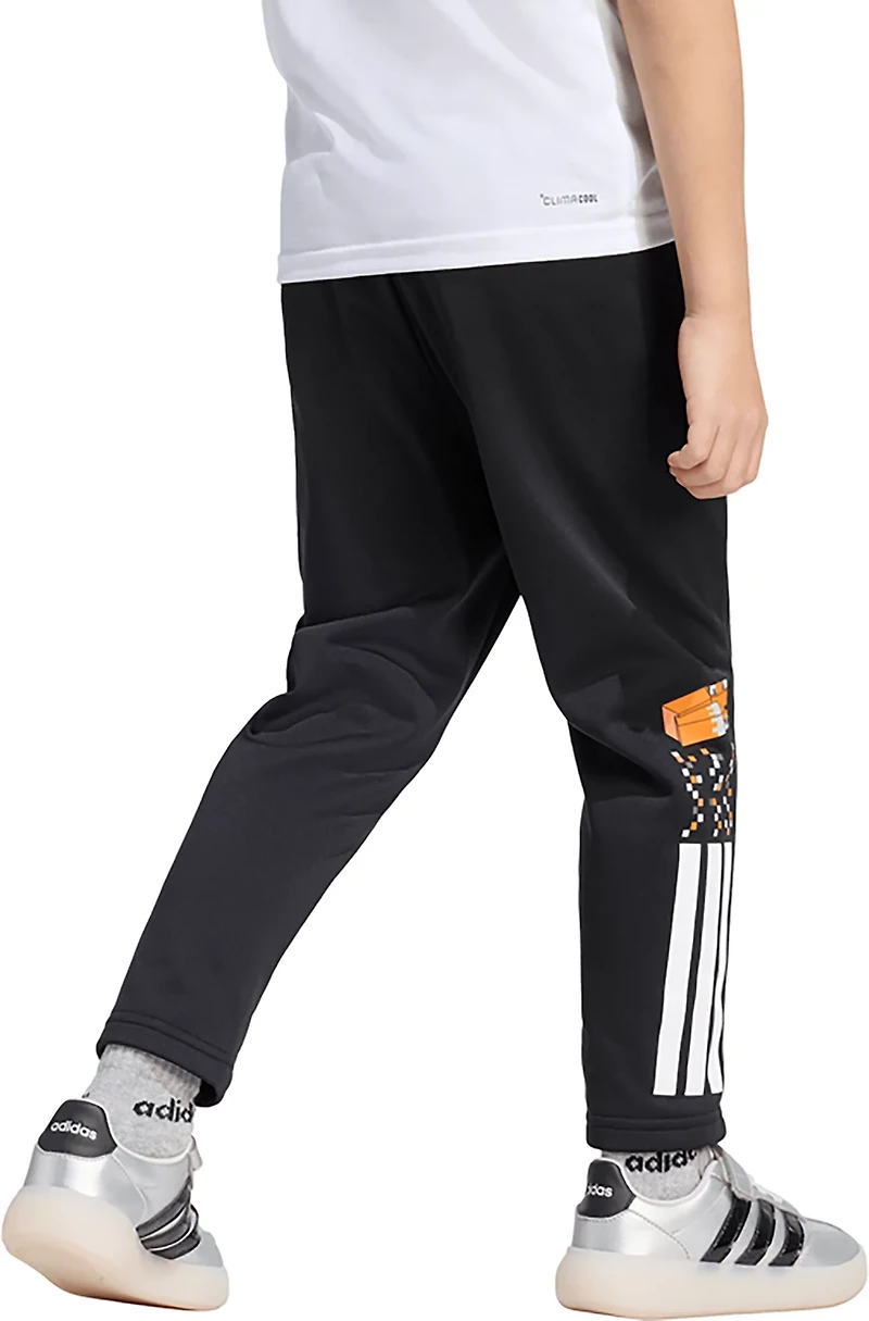 adidas Kids' 4-7 Minecraft 3-Stripes Training Pants