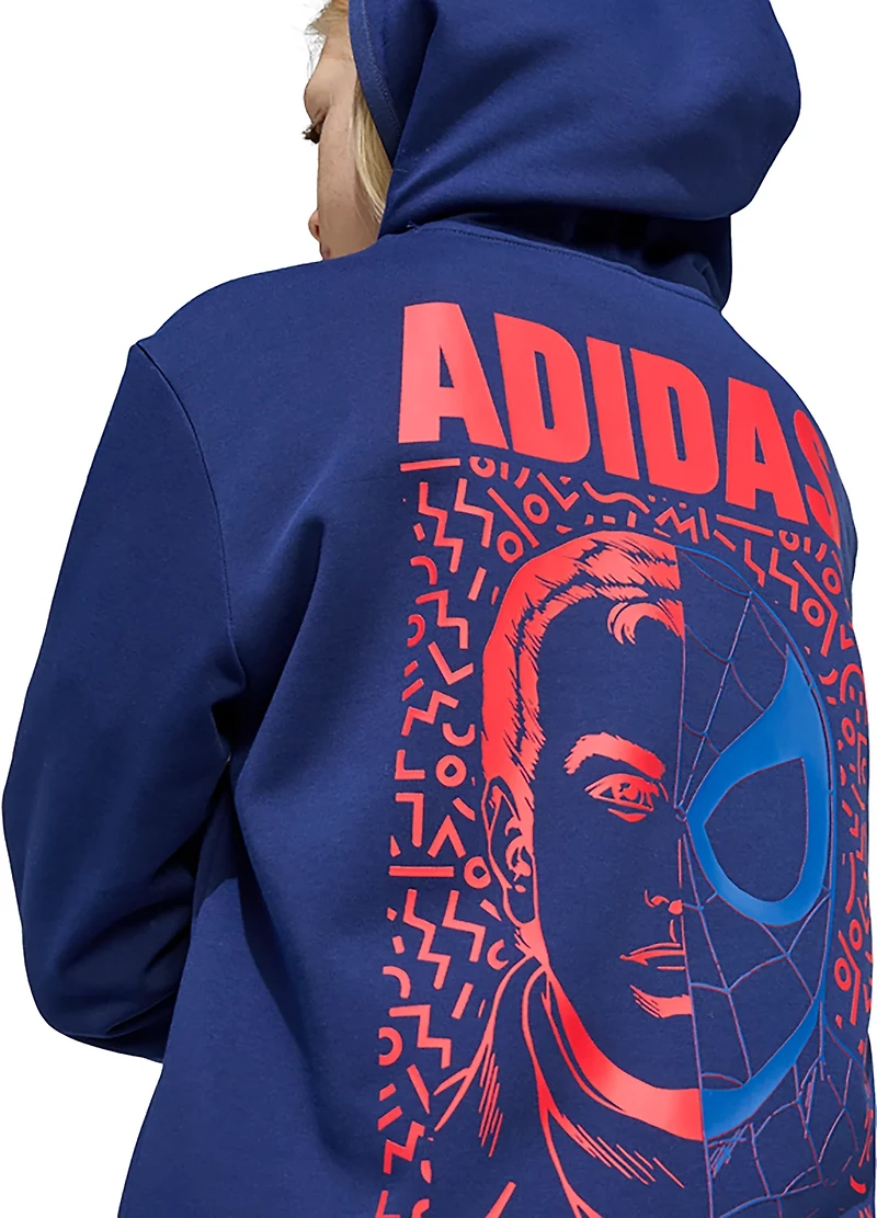 adidas x Marvel Kids' Spider-Man Hooded Sweatshirt