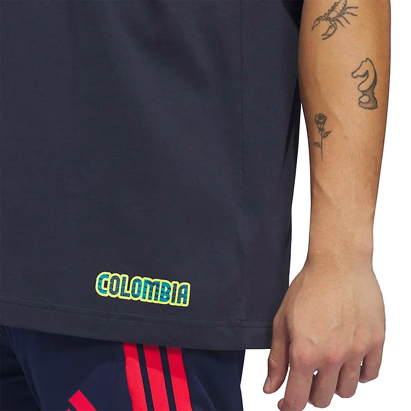 adidas Men's Colombia World Cup 2026 Jersey Hook T-shirt