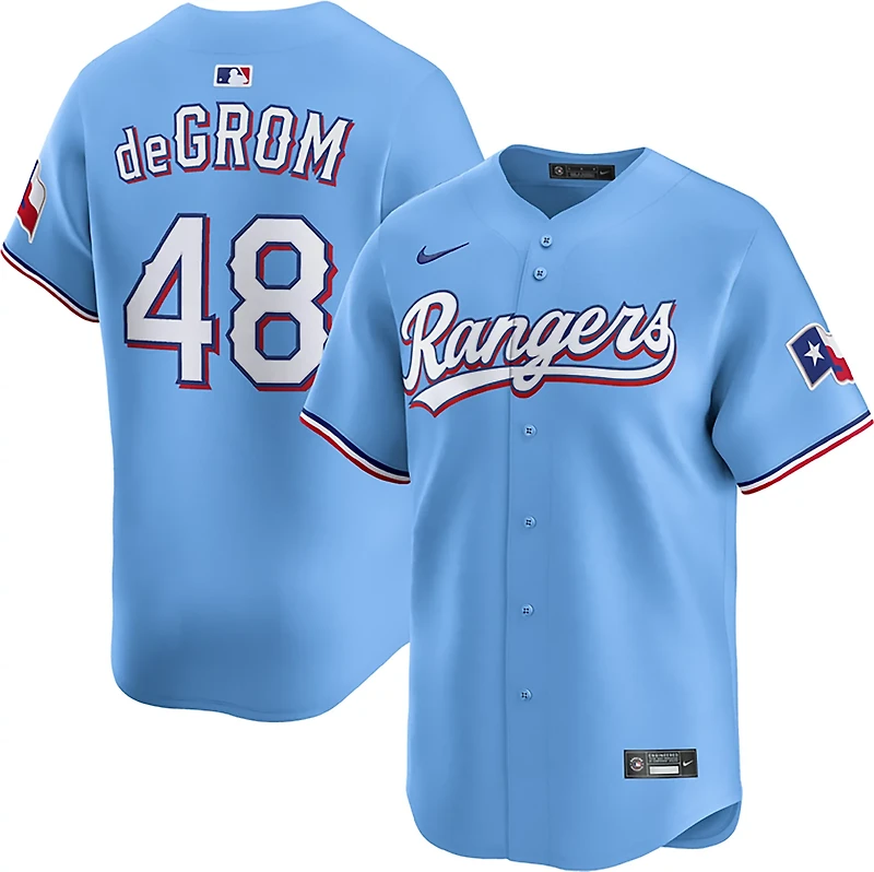Nike Men's Texas Rangers Jacob deGrom #48 Limited Alt Player Jersey