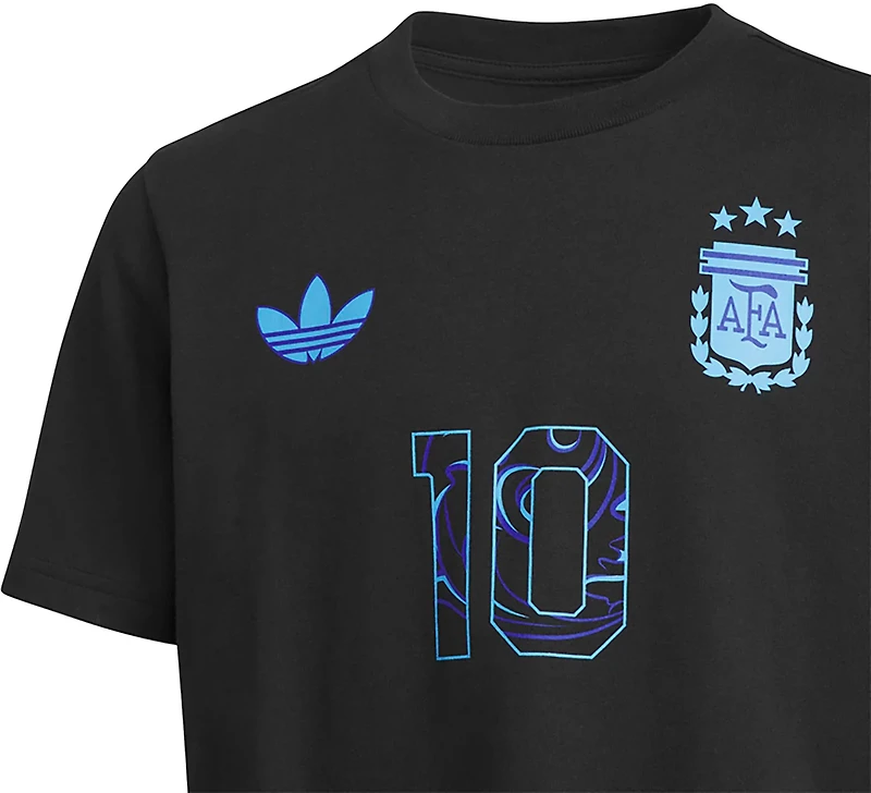 adidas Youth Lionel Messi Argentina Jersey Hook T-shirt